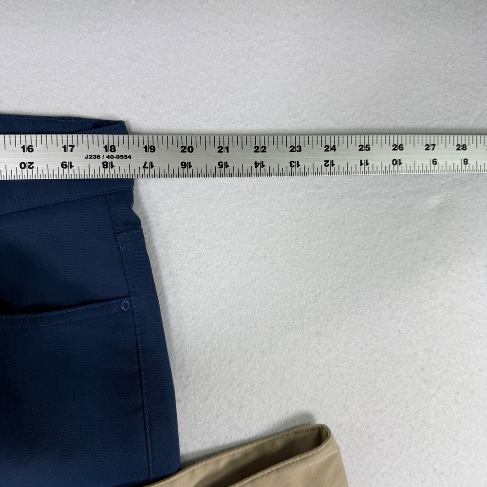 LOT OF 2 Peter Millar Crown Sport EB66 Pants 36x25 Cropped Performance Bundle - Picture 13 of 14